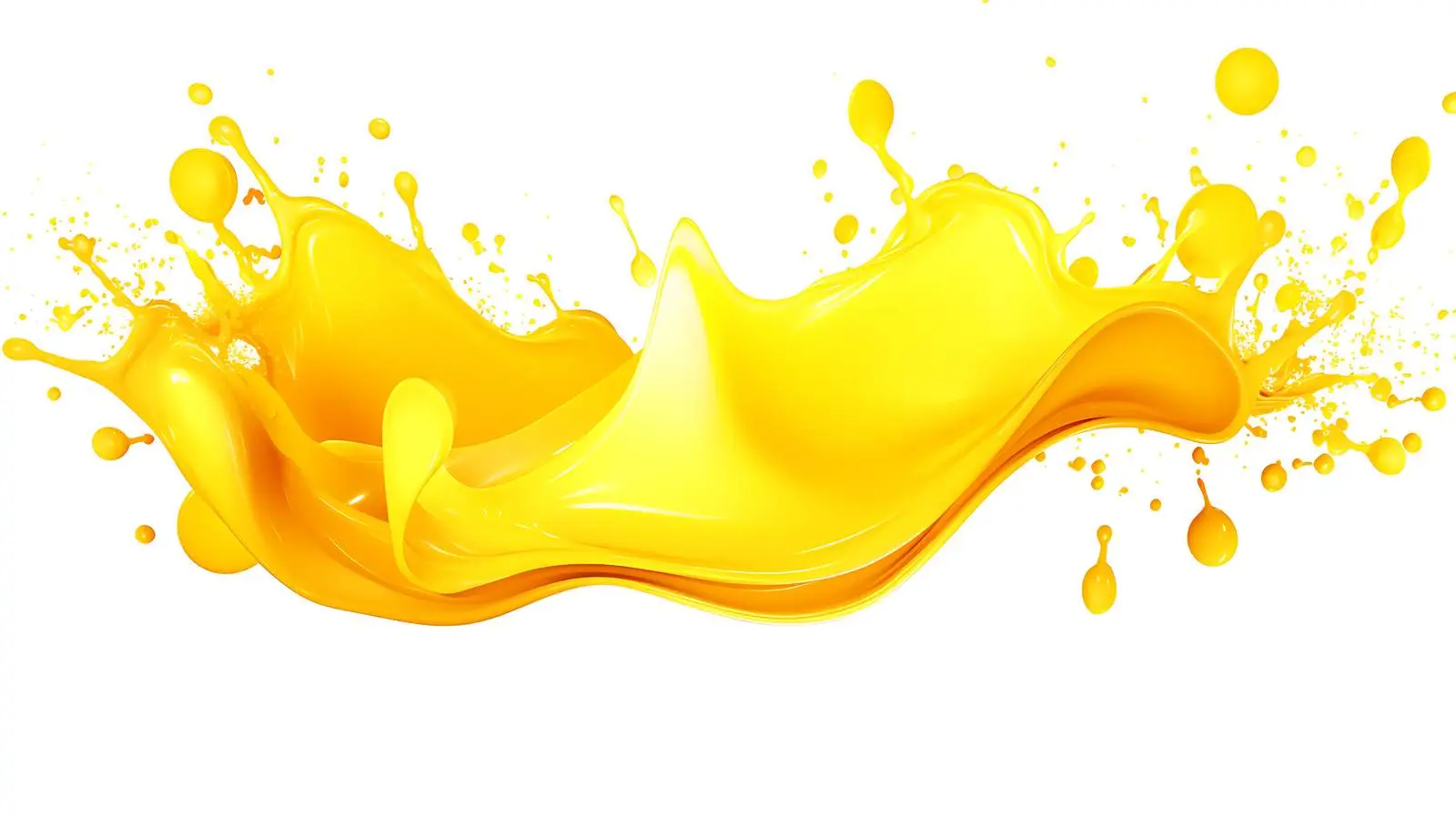 Vibrant Yellow Splash on White Background — free download from Dotvec