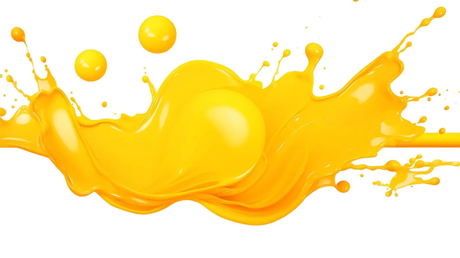Vibrant Yellow Splash on White Background — free download from Dotvec