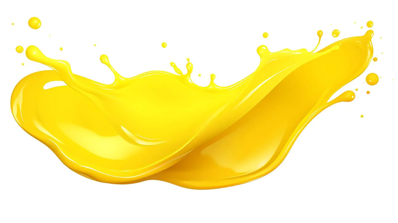 Vibrant Yellow Splash on White Background — free download from Dotvec