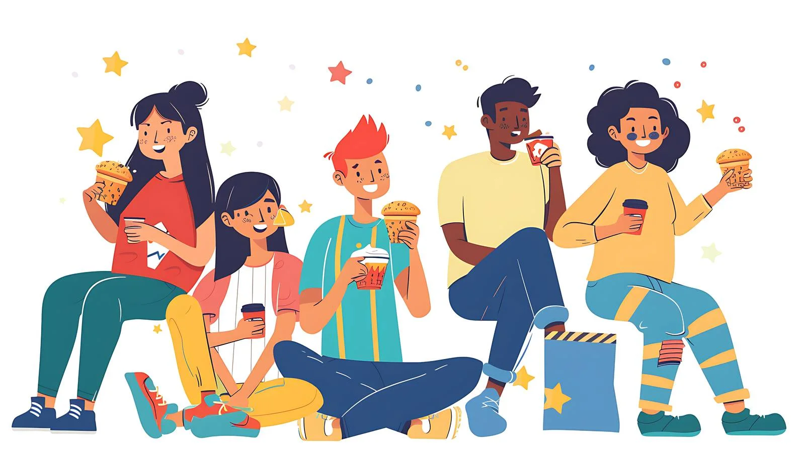 Late Night Snack Gathering — free download from Dotvec