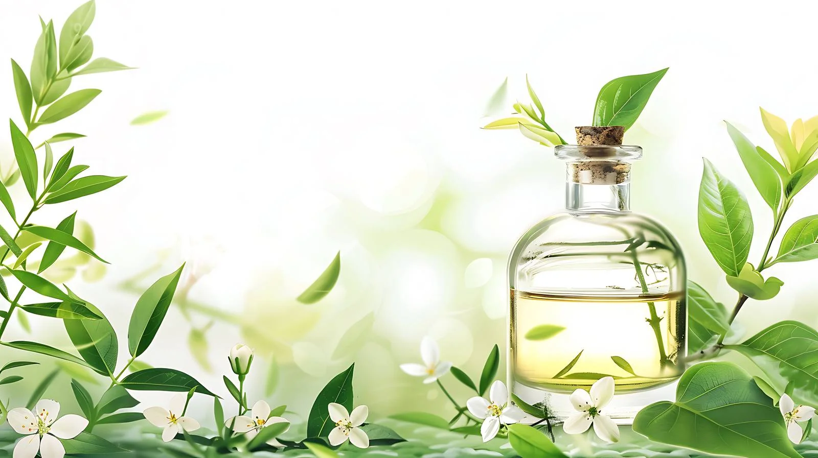 Plant Essence Cosmetic Bottle Isolated Illustration — free download from Dotvec