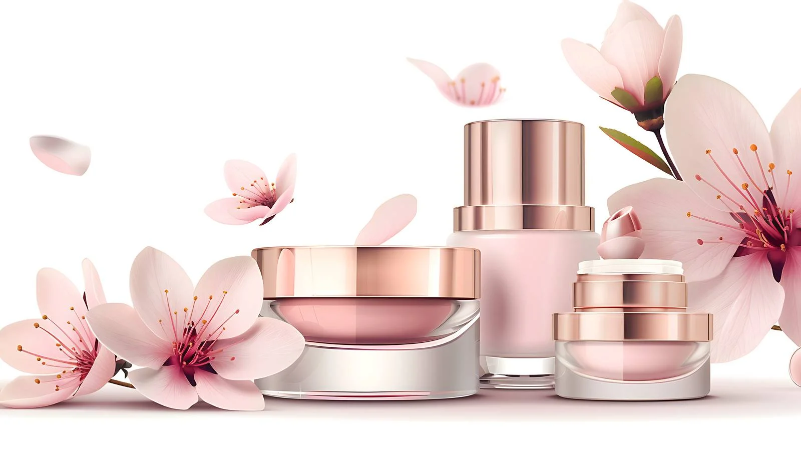 Pure Natural Jinghua Cosmetic Illustration — free download from Dotvec