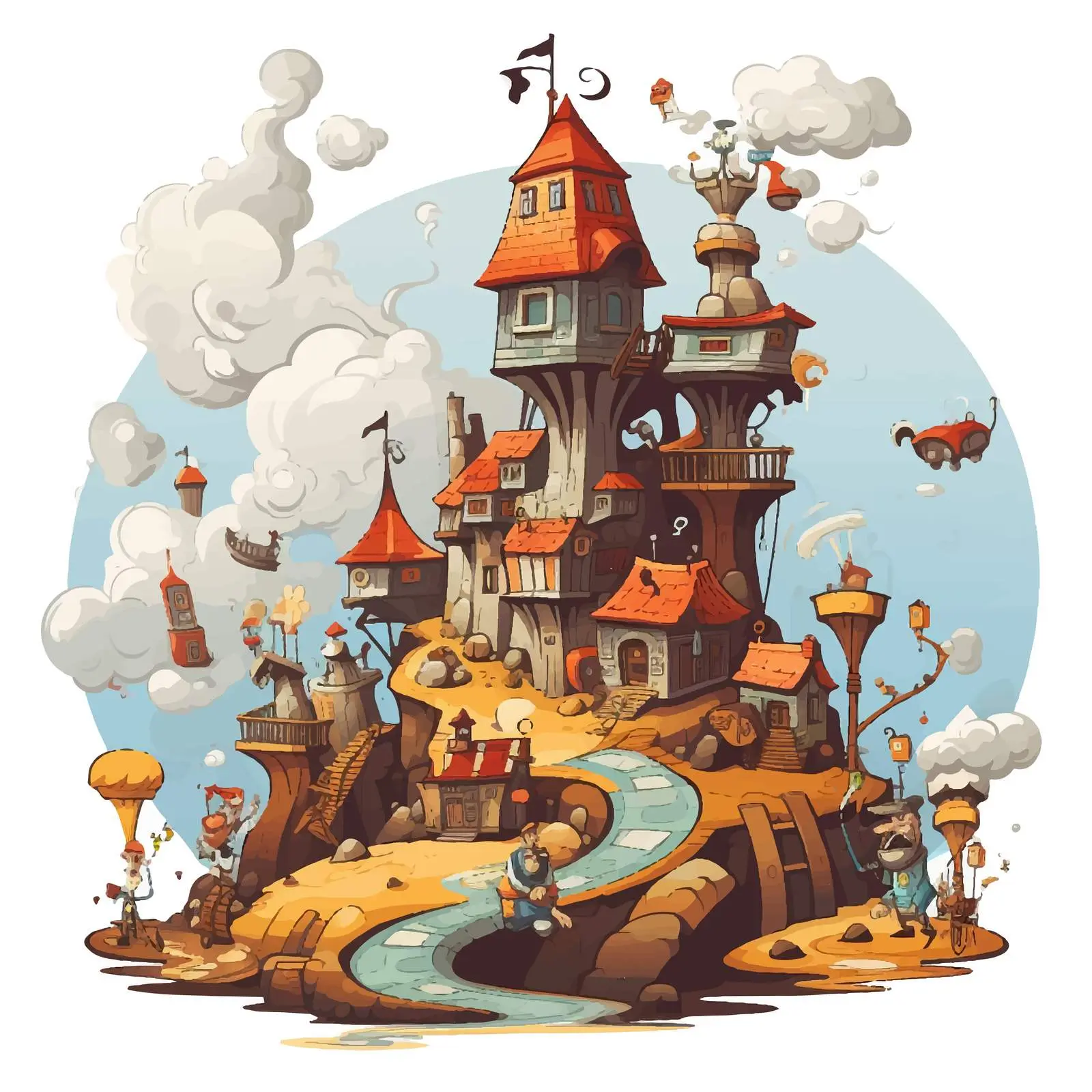 Cartoon Vector Illustration Isolated Design — free download from Dotvec