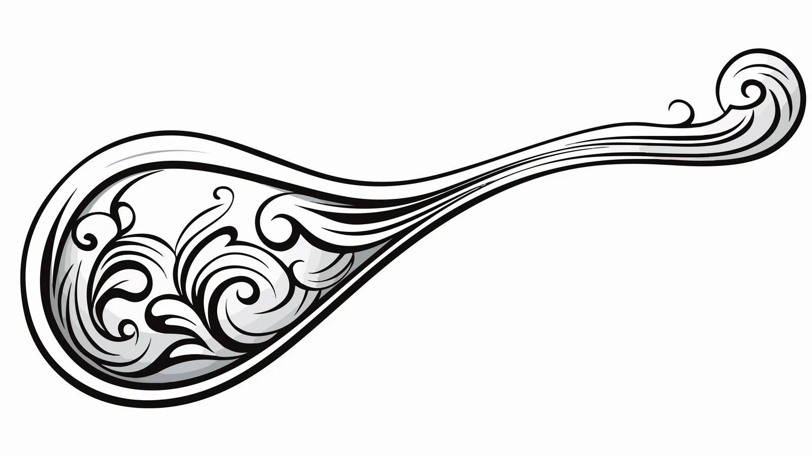 Traditional Black Line Work Tattoo Illustration — free download from Dotvec