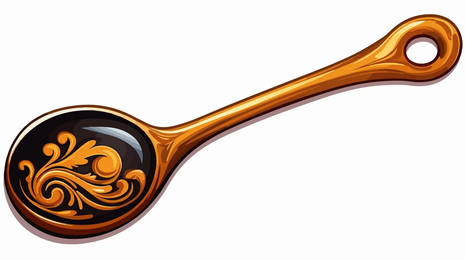 Traditional Tattoo Style Ladle Illustration — free download from Dotvec