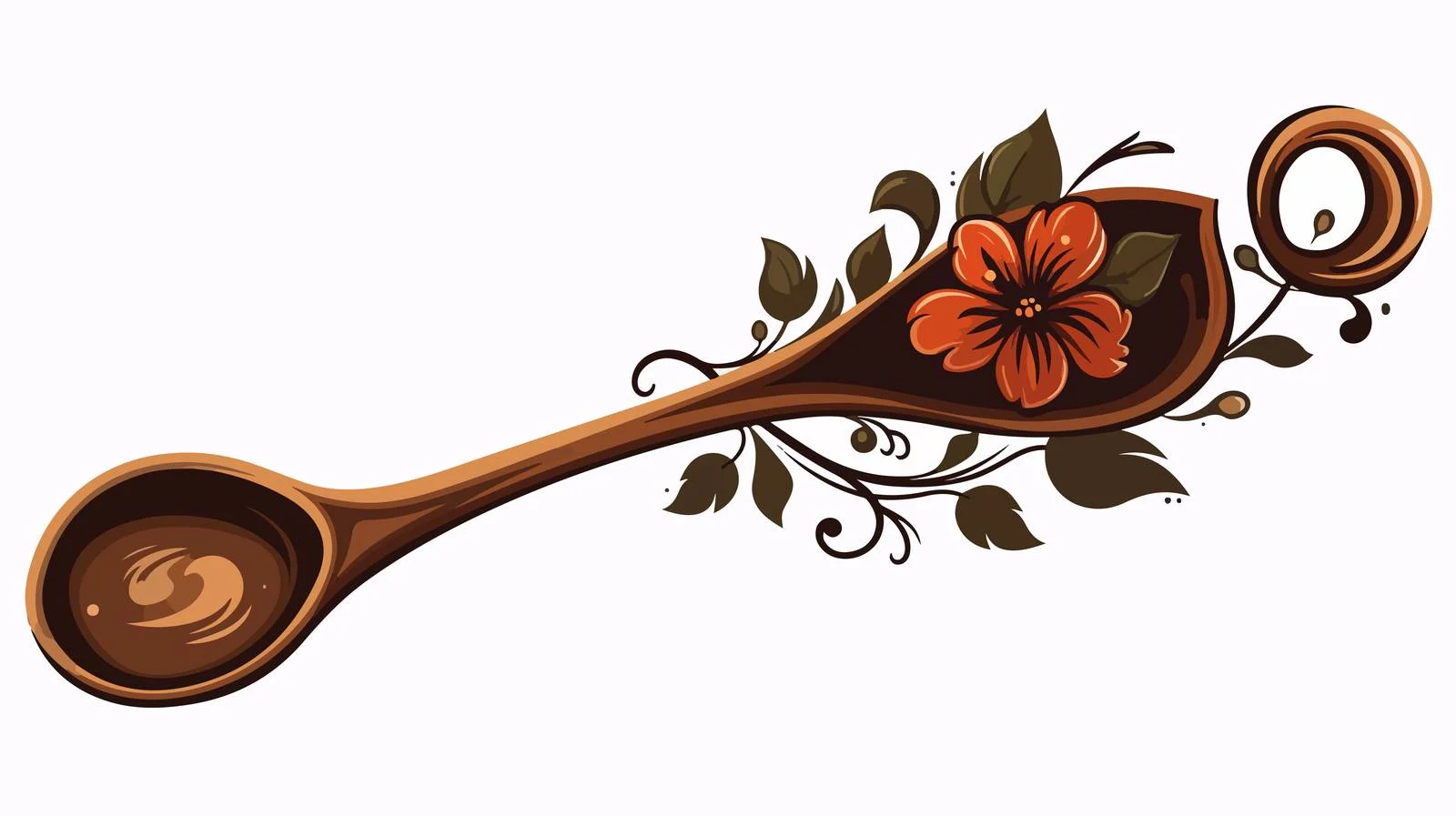 Traditional Tattoo Ladle Illustration — free download from Dotvec
