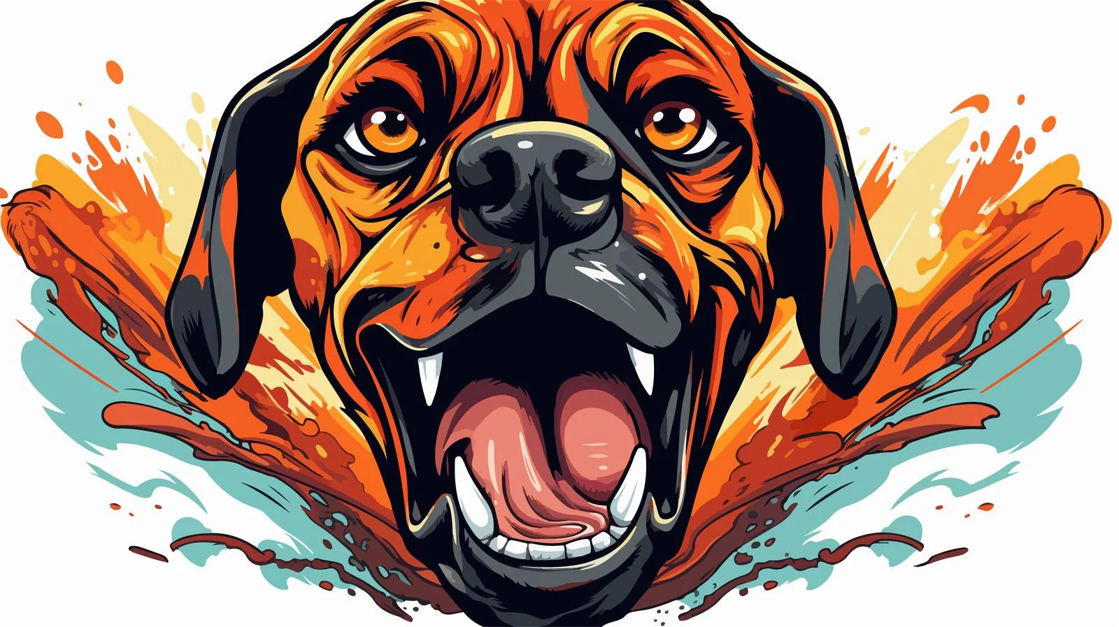 Traditional Tattoo Style Surprised Illustration — free download from Dotvec