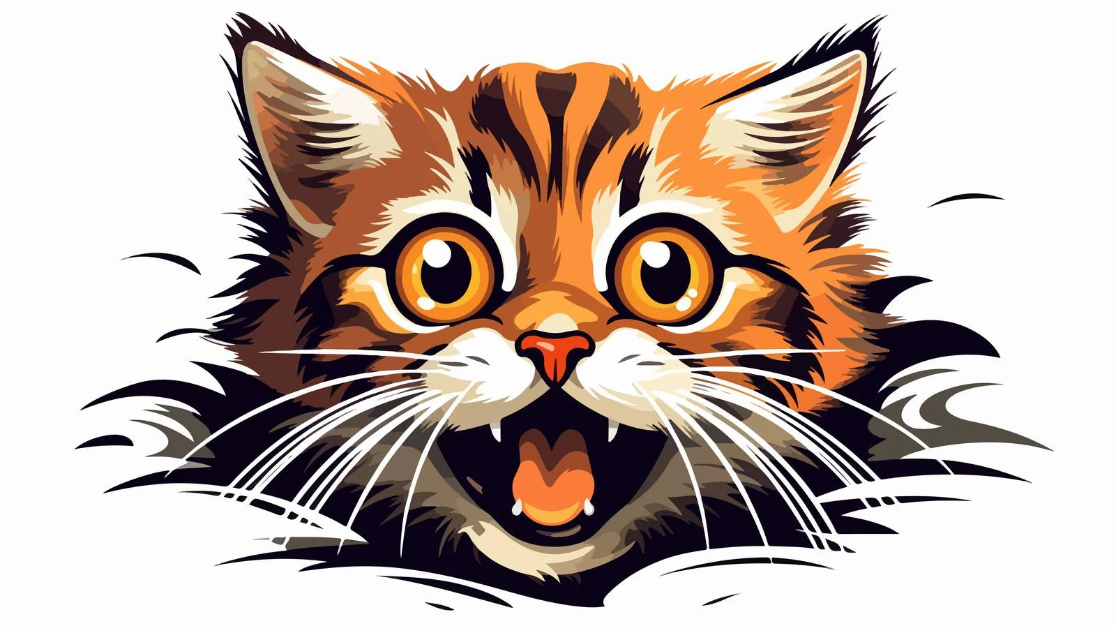 Traditional Tattoo Style Surprise Illustration — free download from Dotvec