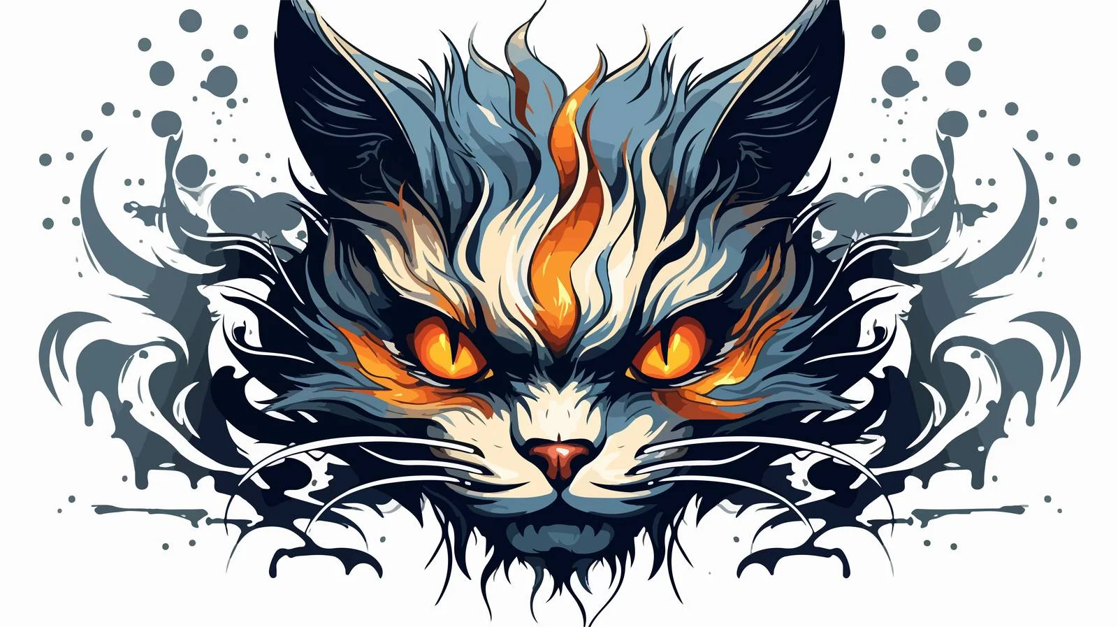 Traditional Surprised Tattoo Illustration — free download from Dotvec