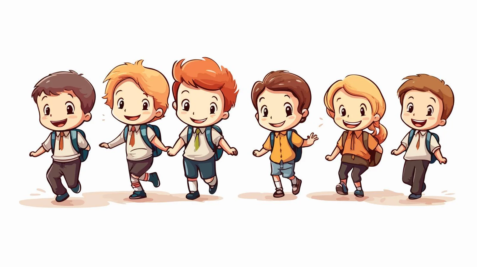 School Kid Hand-drawn Illustration — free download from Dotvec