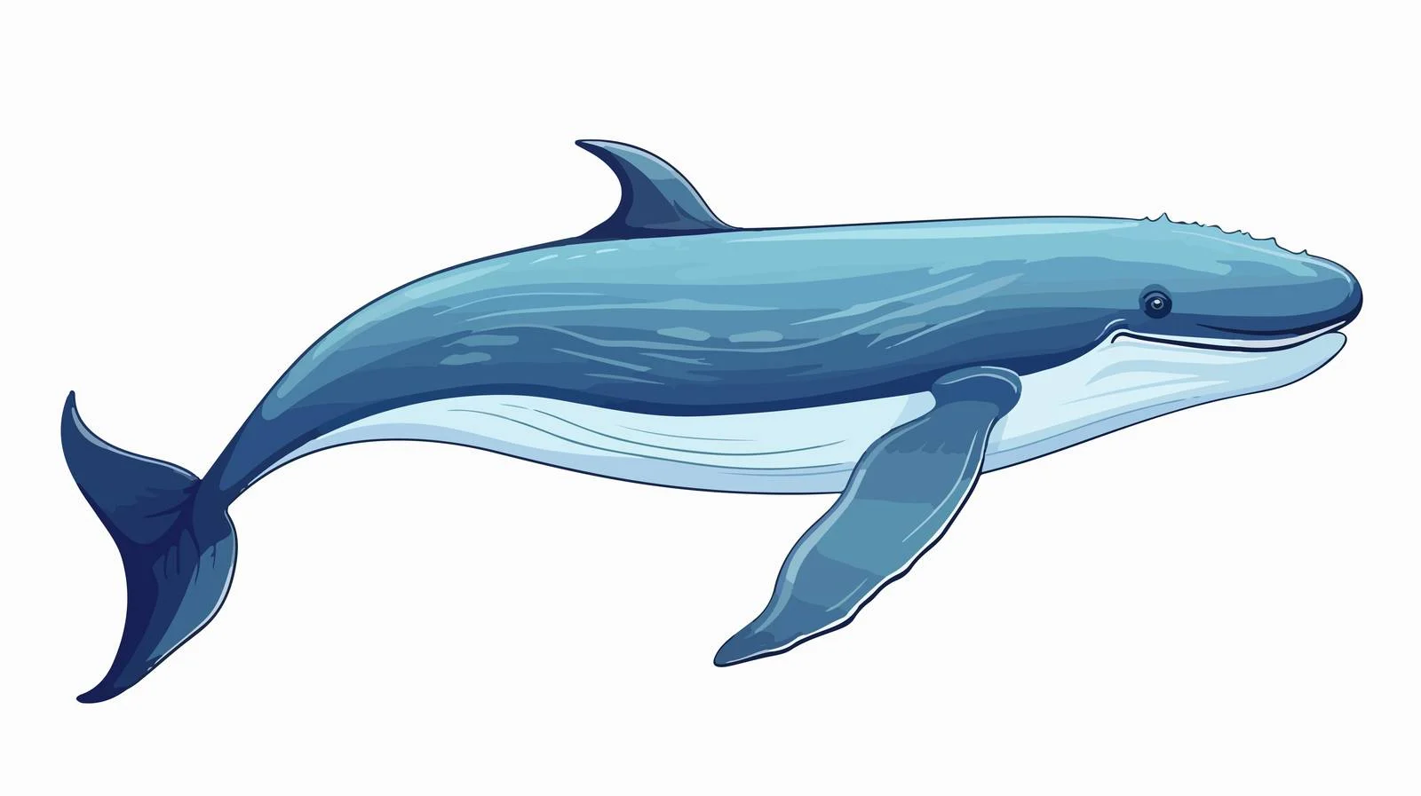 Whale Hand-Drawn Style Illustration — free download from Dotvec