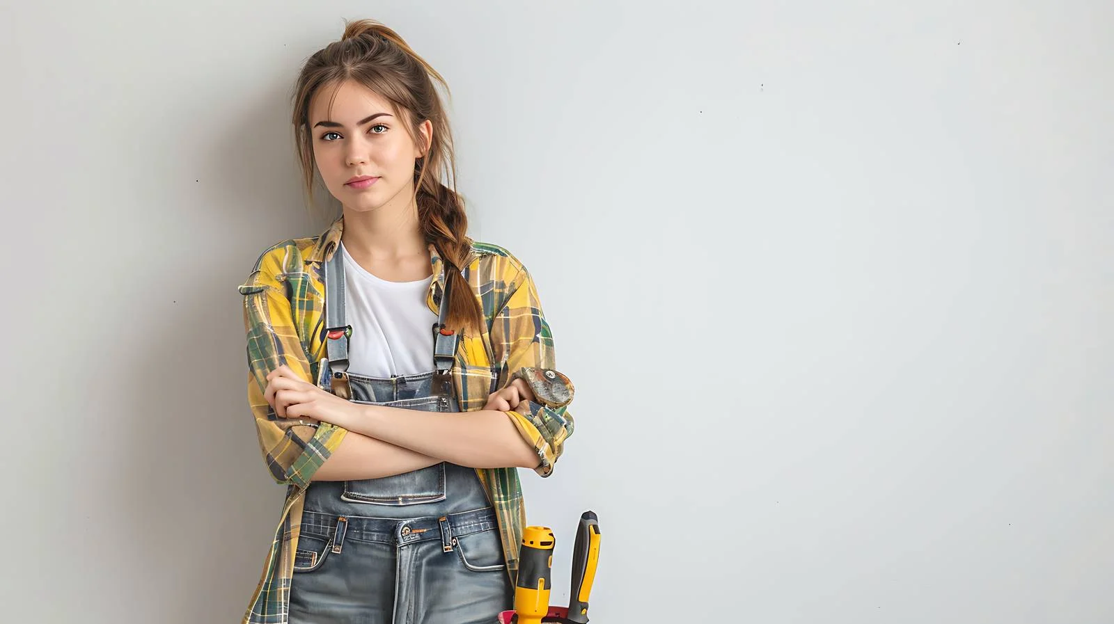 Young Woman Renovating New Home — free download from Dotvec