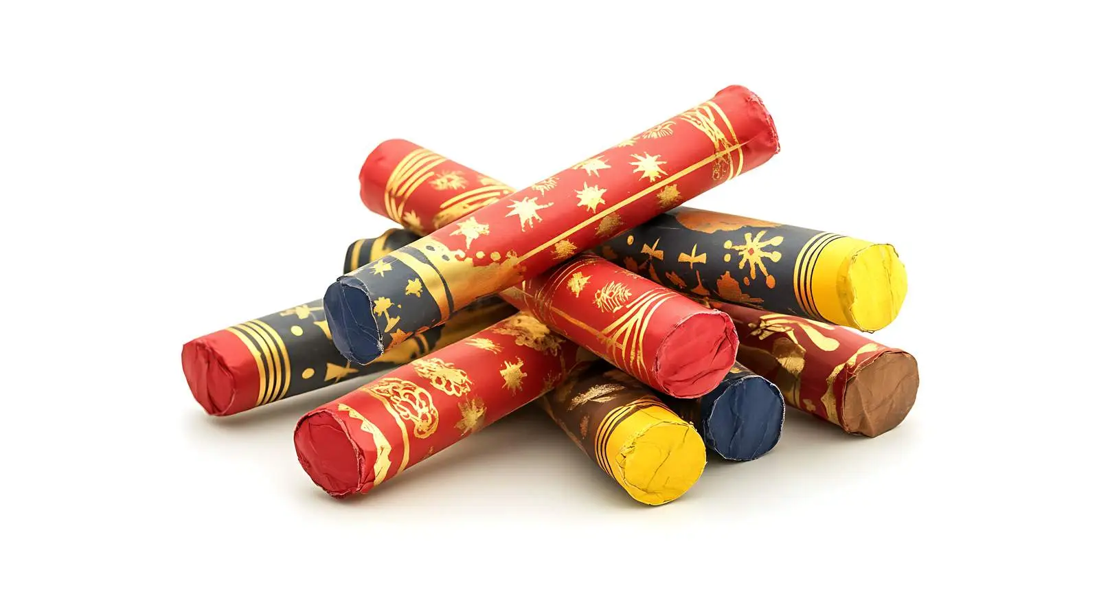 Diwali Firecrackers on White Background — free download from Dotvec