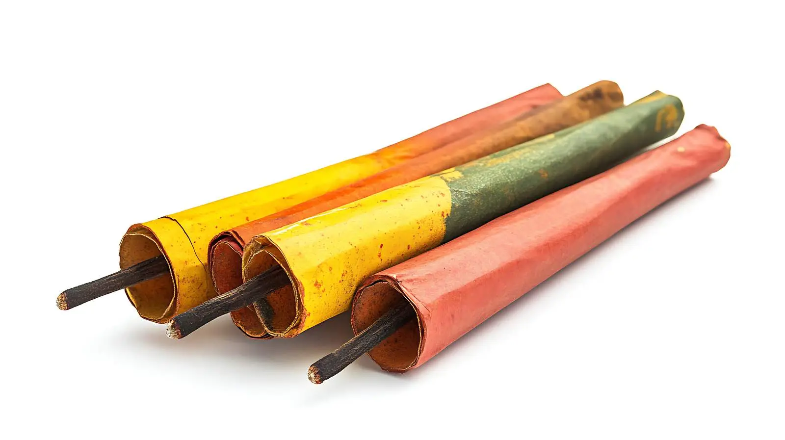 Diwali Firecrackers on White Background — free download from Dotvec