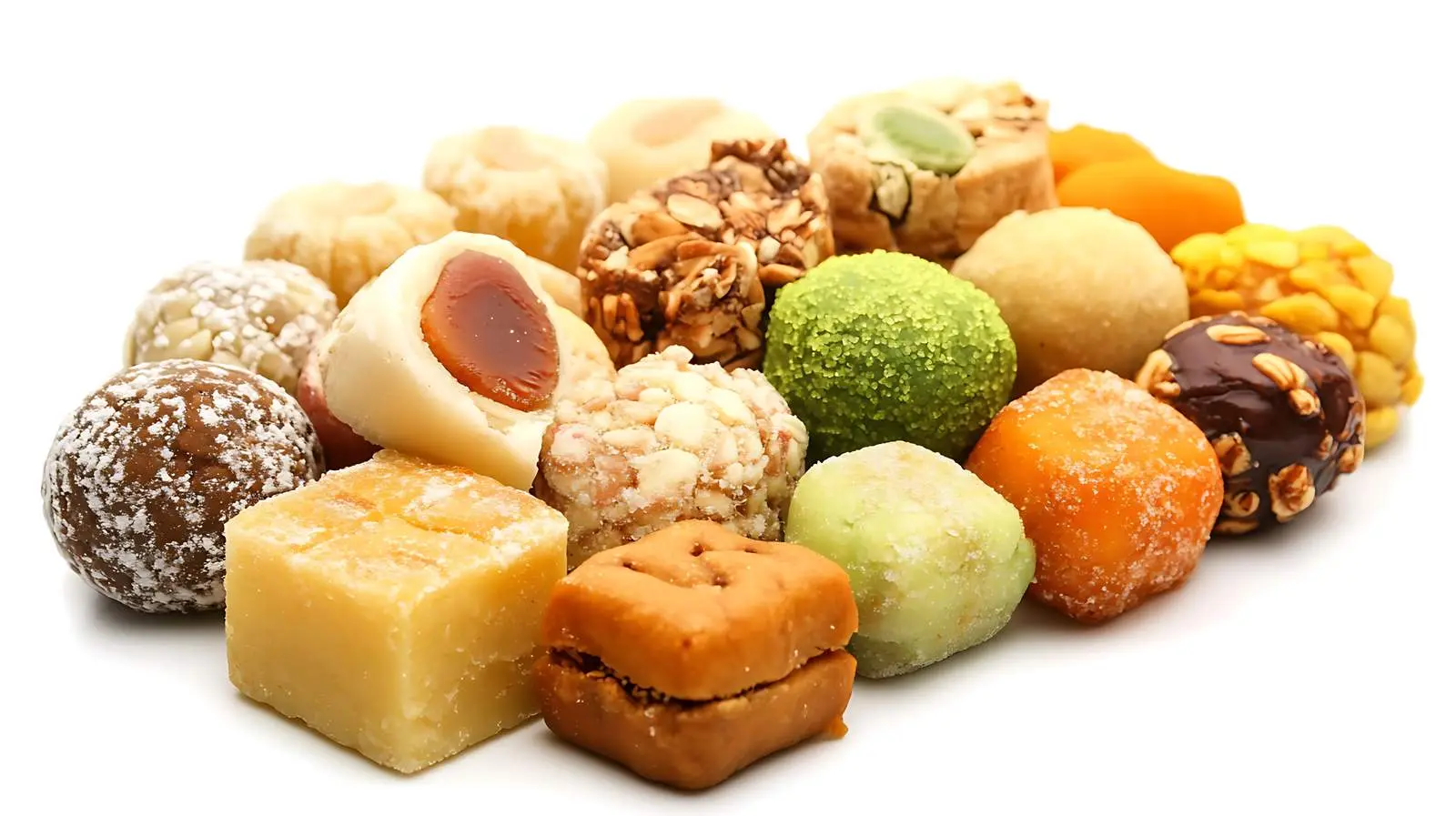 Indian Diwali Festival Traditional Sweets Display — free download from Dotvec