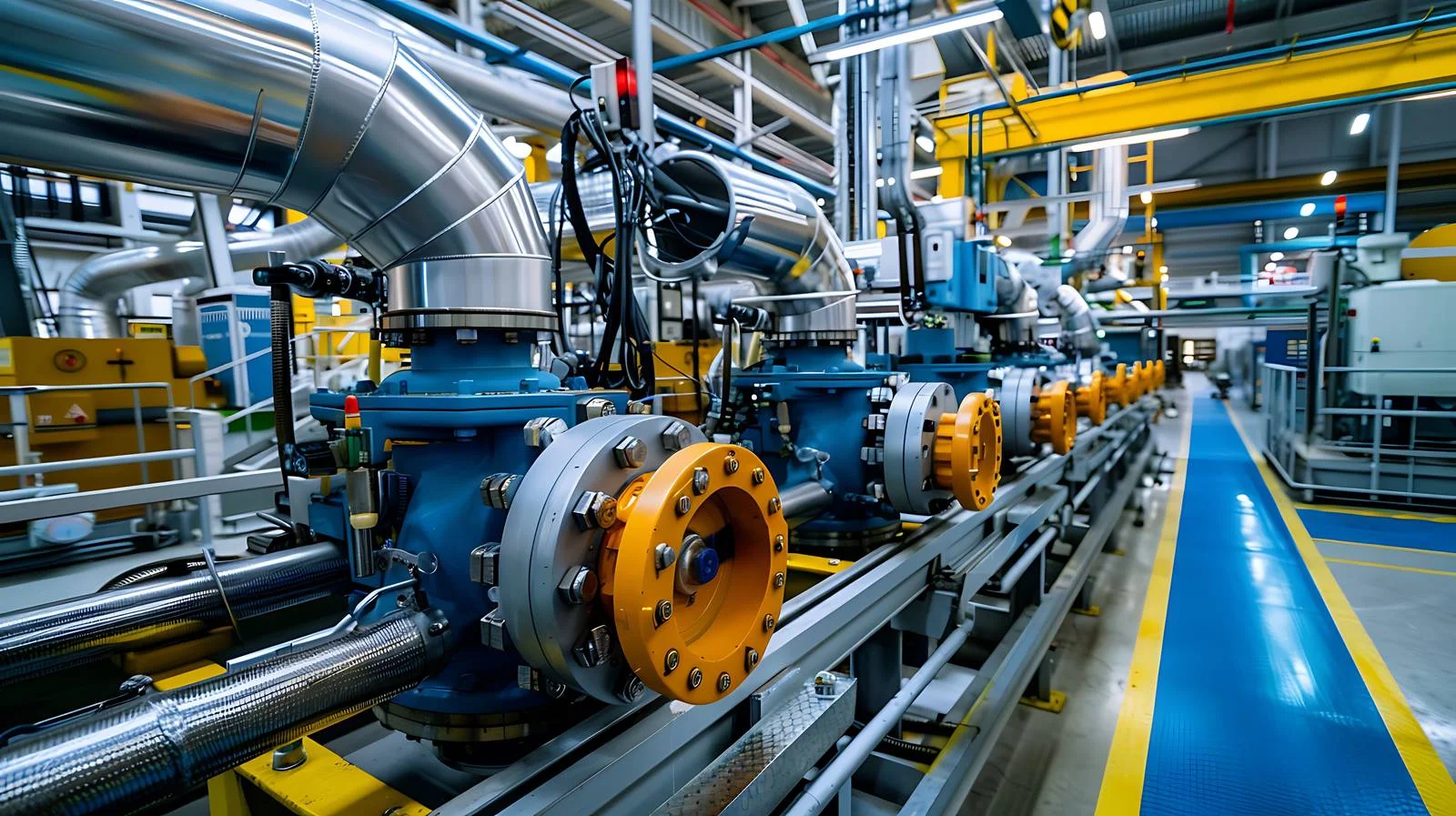 Advanced Machinery in Contemporary Stuttgart Factory — free download from Dotvec