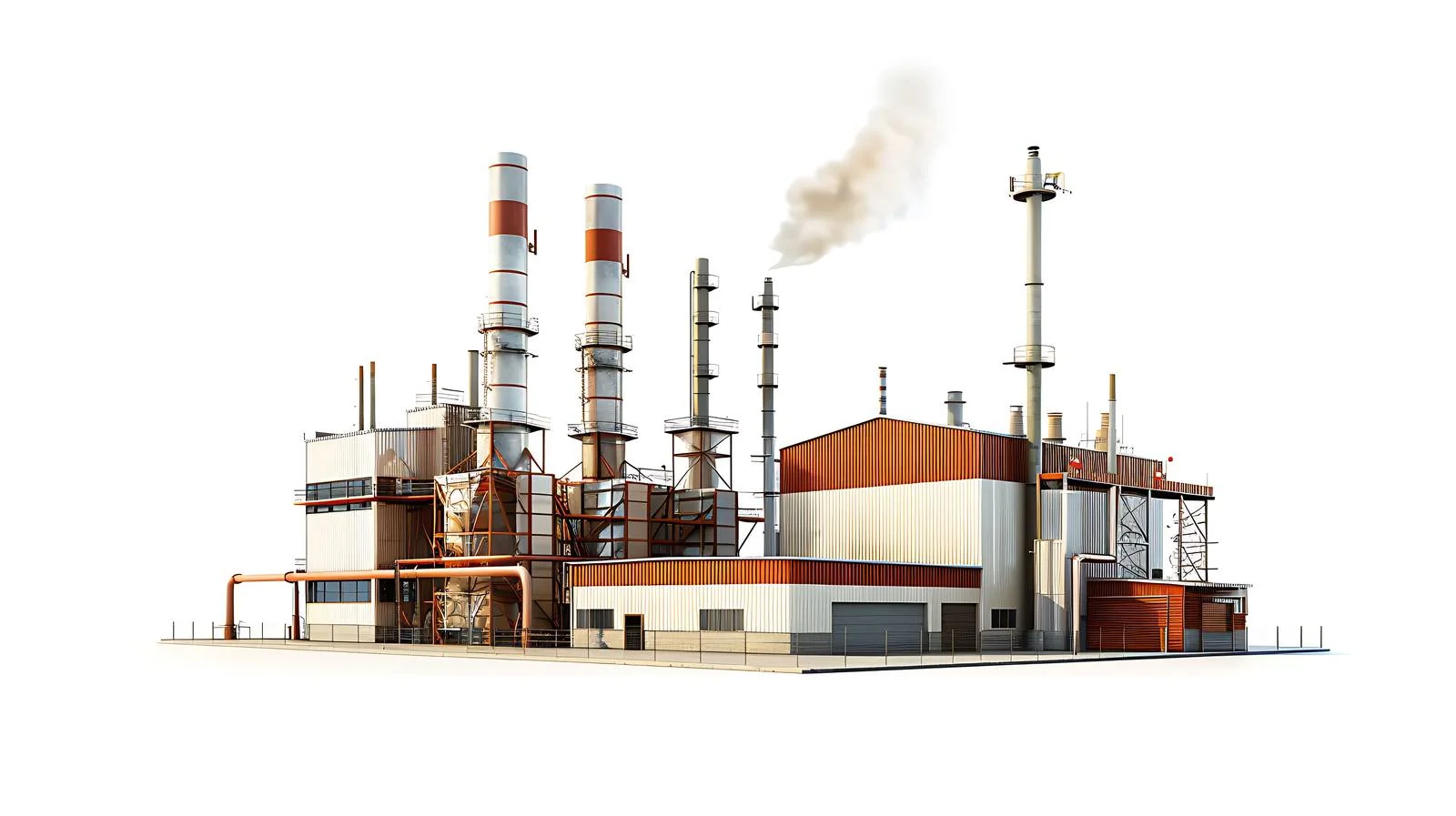 Industrial Park on White Background — free download from Dotvec