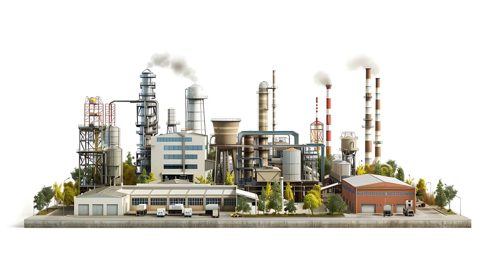 Industrial Park Scene — free download from Dotvec