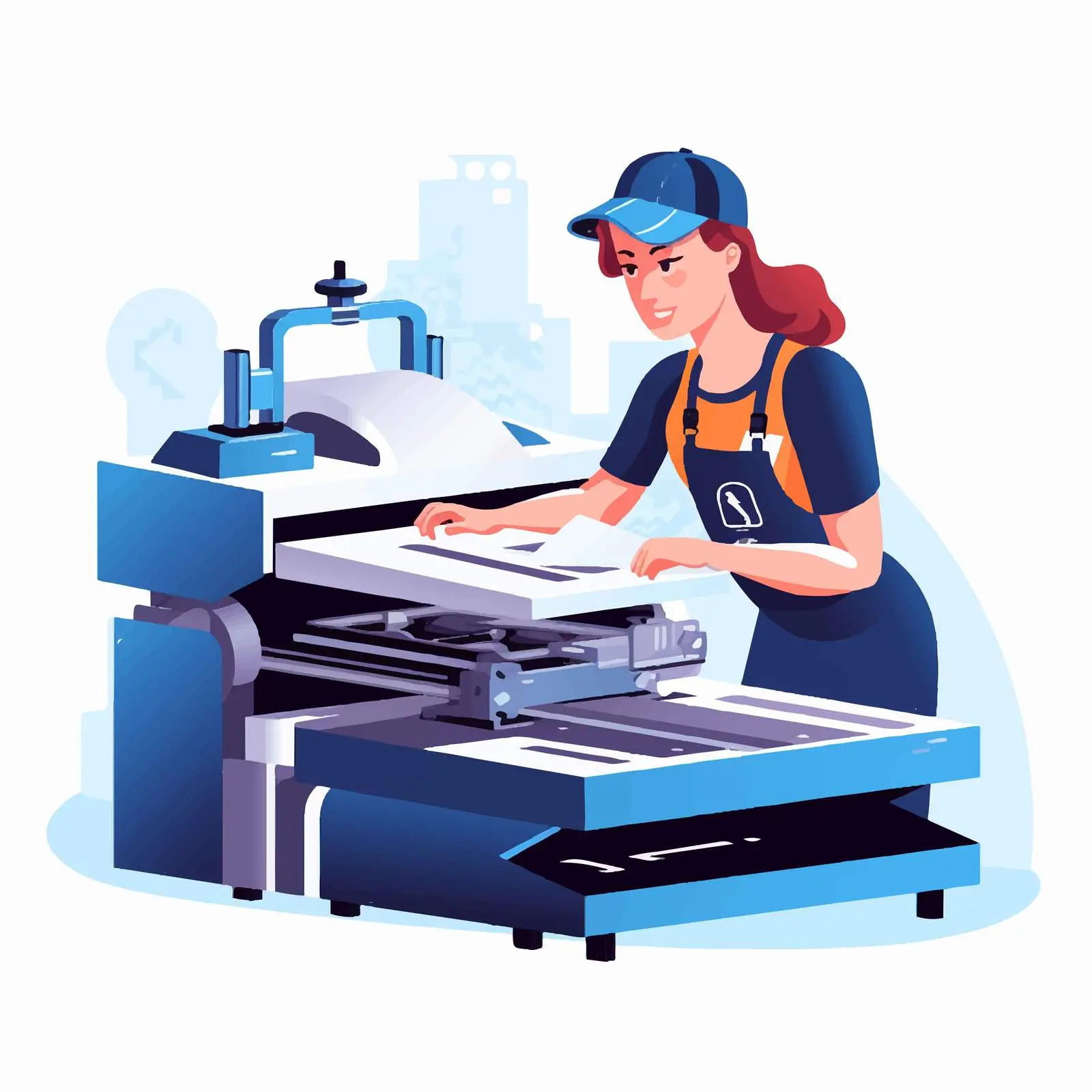 Industrial Cutter Machine in Use — free download from Dotvec