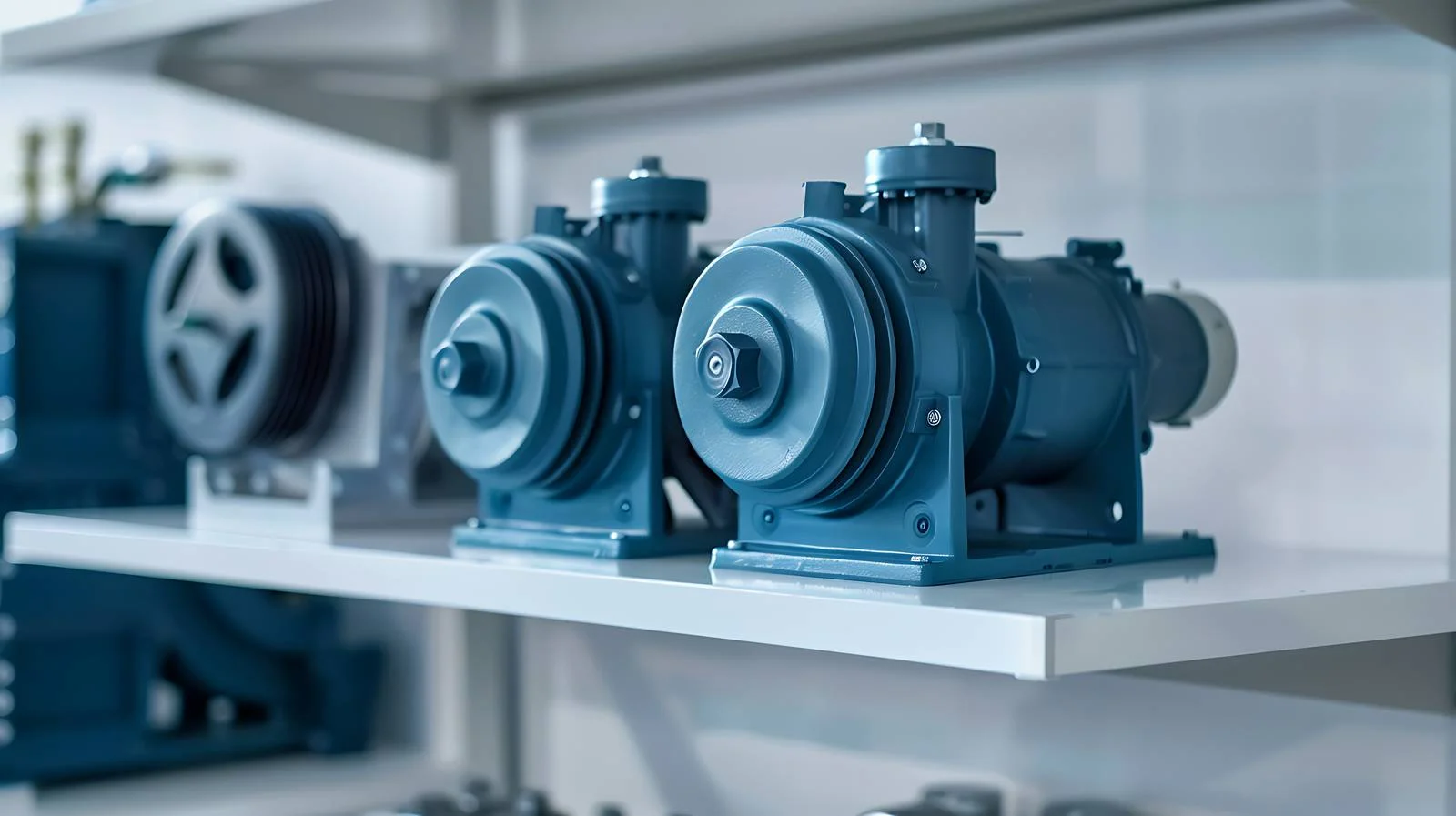 Industrial Water Pump with Electric Motor — free download from Dotvec