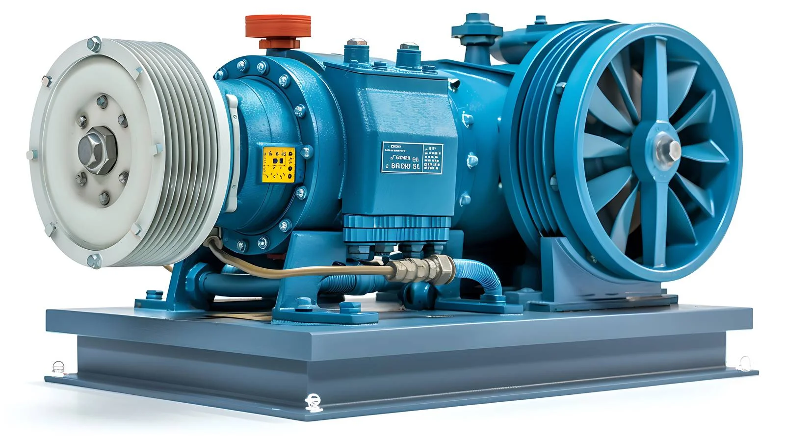 Industrial Water Pump with Electric Motor — free download from Dotvec