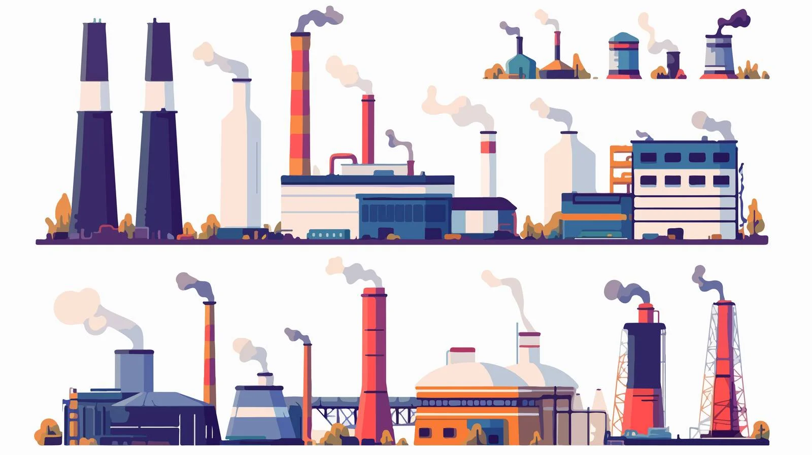 Urban Industrial Complex and Plant Edifices — free download from Dotvec