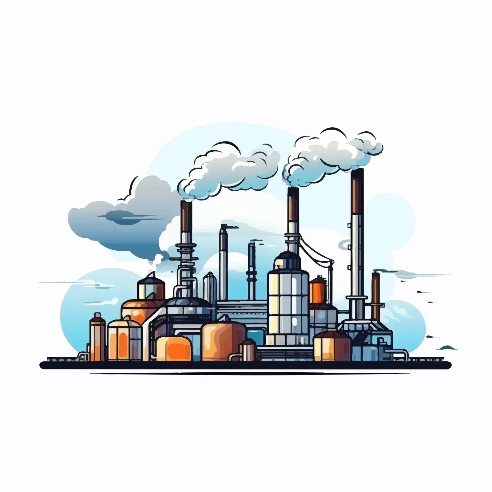 Industry Icon Vector Design Illustration — free download from Dotvec