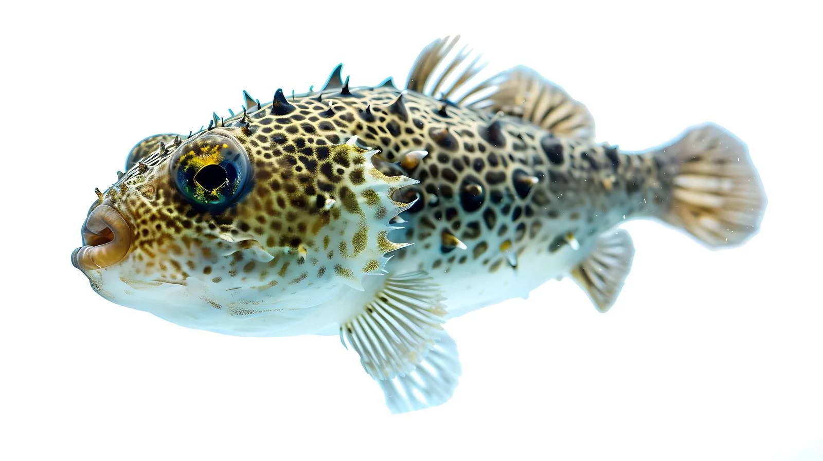 Giant Smooth Puffer Fish among Florida Mangroves — free download from Dotvec