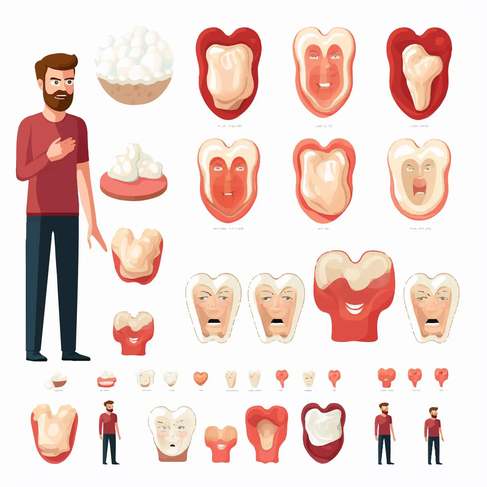 Stages of Caries Development Infographic – free cavity prevention image from Dotvec