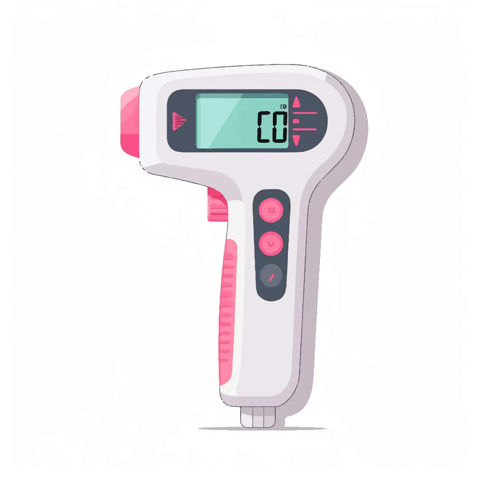 Infrared Digital Forehead Thermometer Vector — free download from Dotvec
