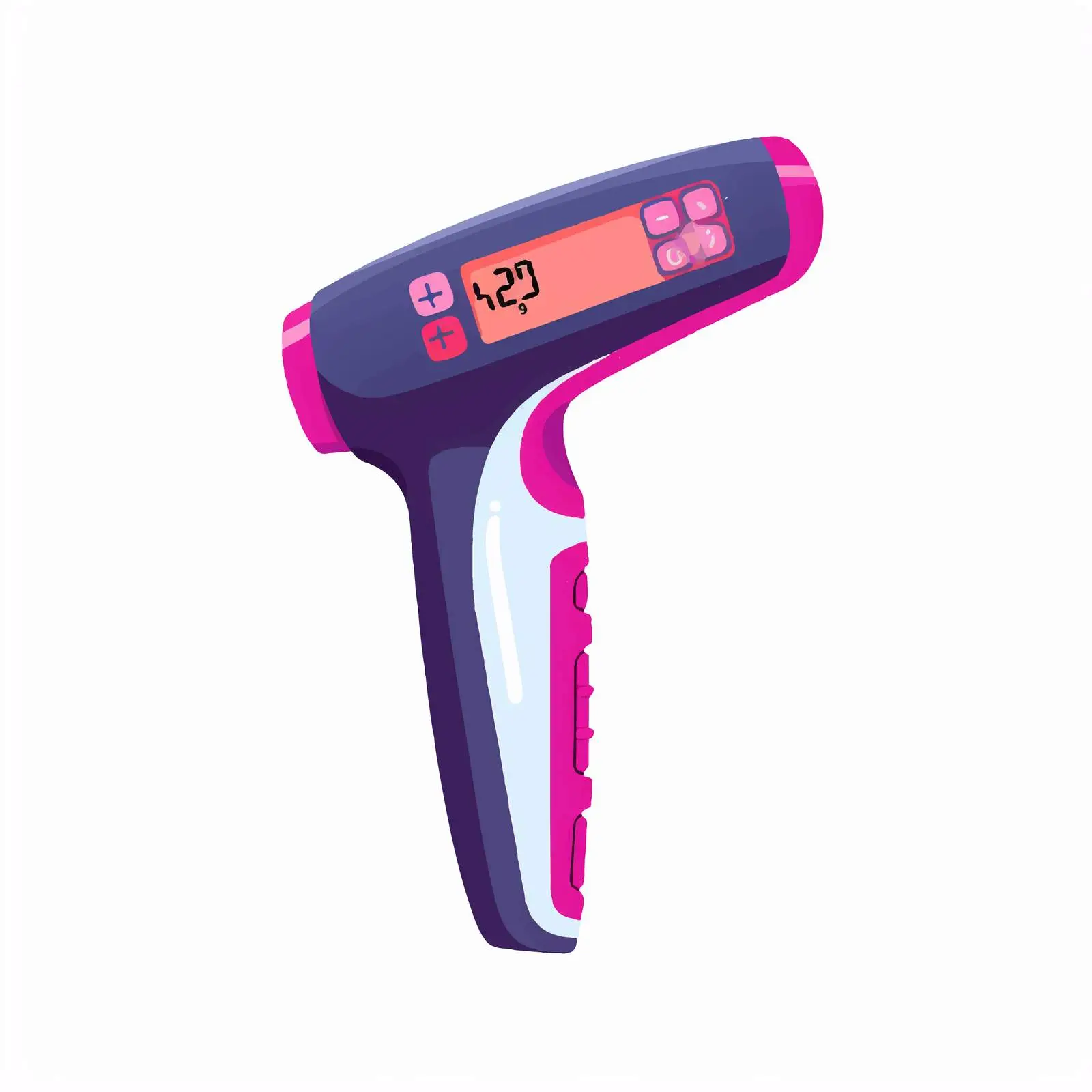 Infrared Digital Forehead Thermometer Vector Image — free download from Dotvec