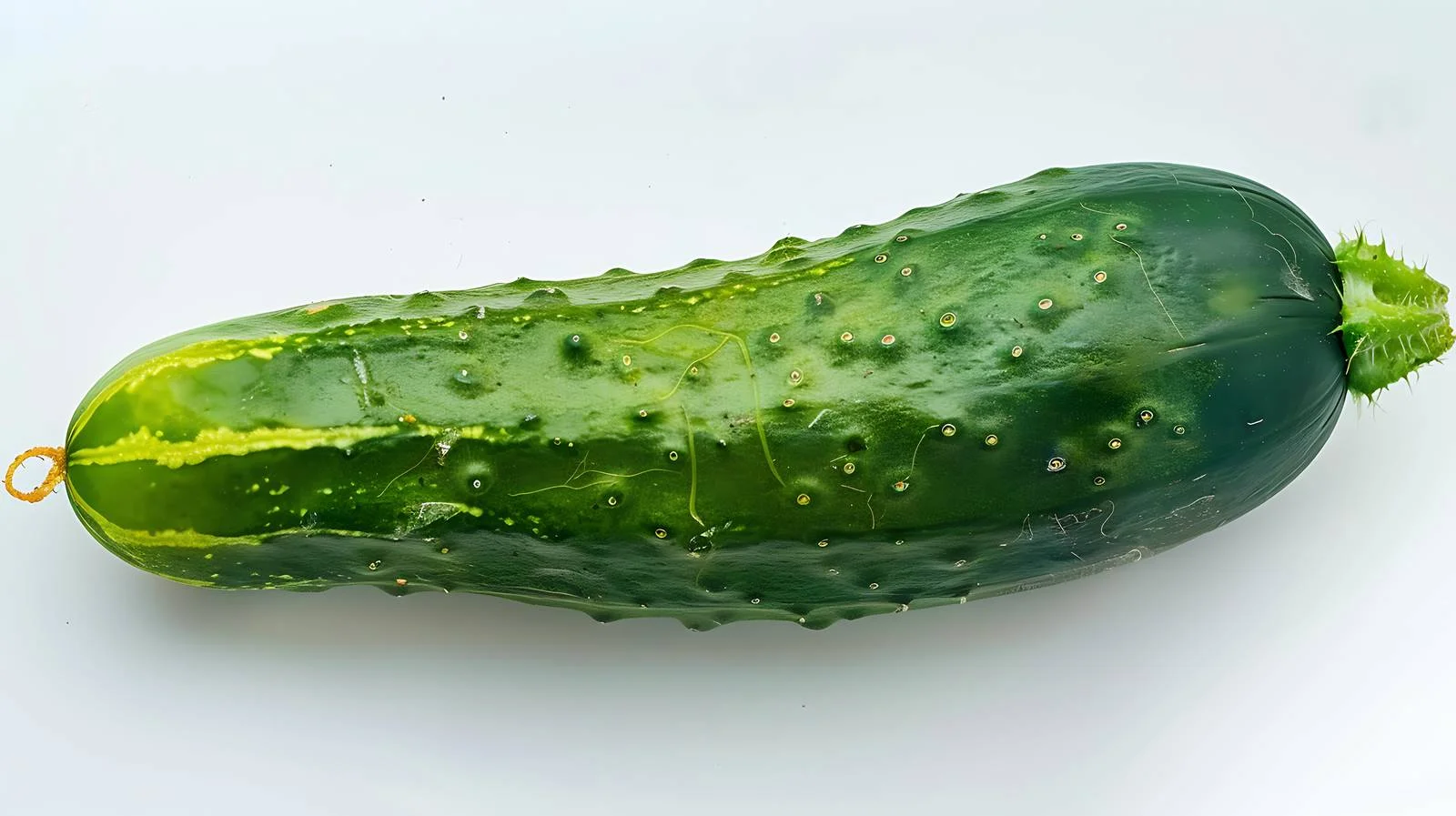 Uniquely Shaped Cucumber on White Background — free download from Dotvec
