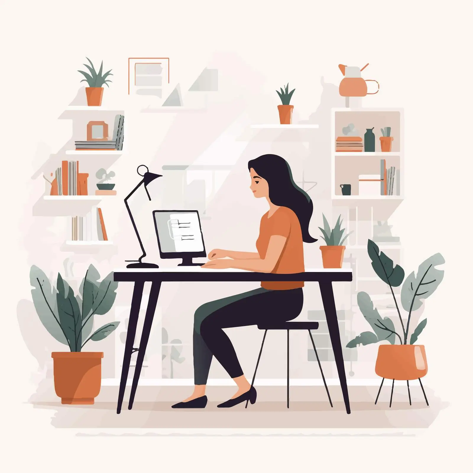 Interior Designer Drawing Floor Plan for Home — free download from Dotvec