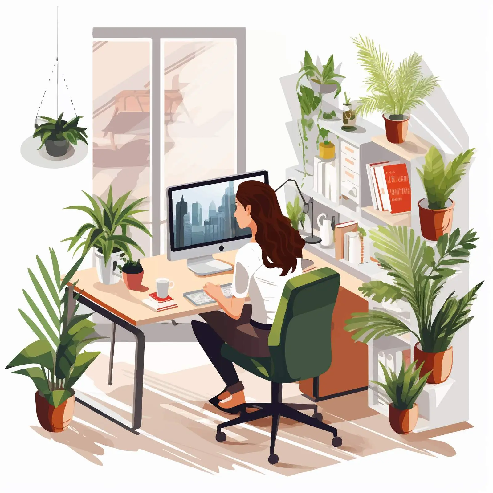 Interior Designer Working on Floor Plan Design — free download from Dotvec