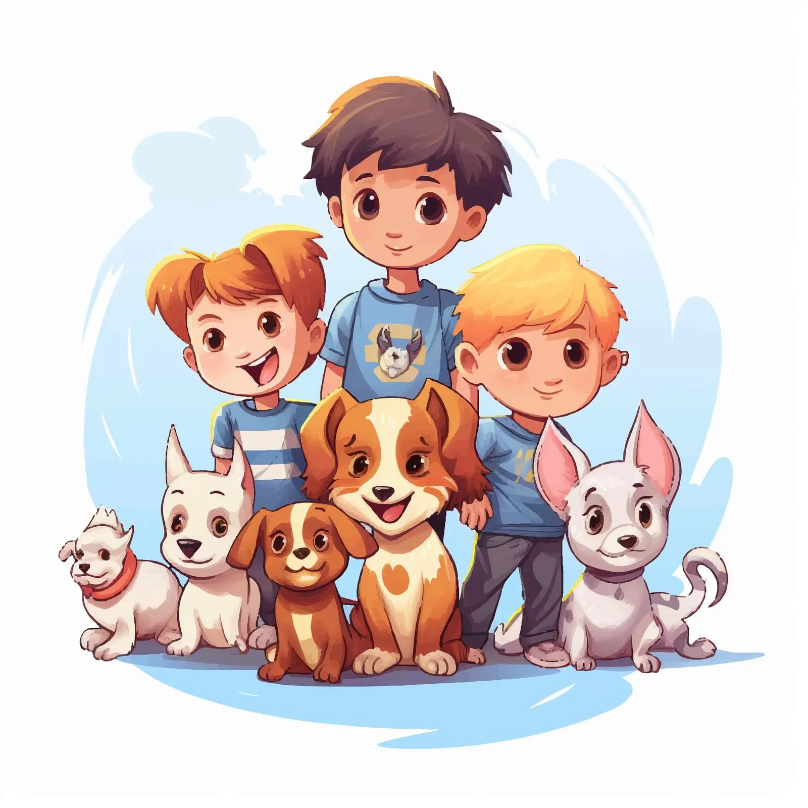 International Day of Friendship Logo with Children — free download from Dotvec