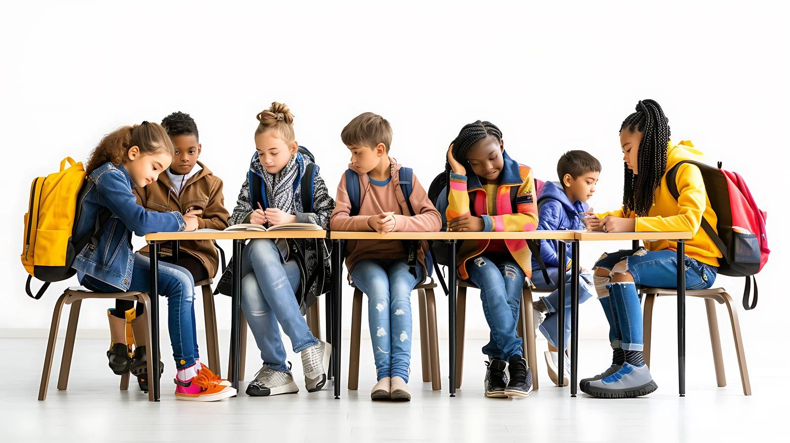 Global School Students in Classroom — free download from Dotvec