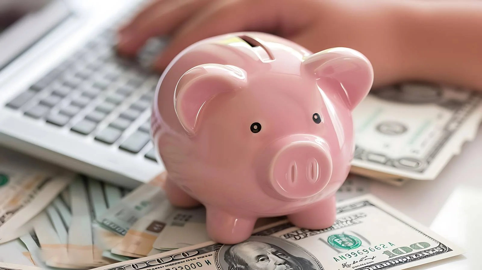 Financial Data Entry and Savings Concept — free download from Dotvec