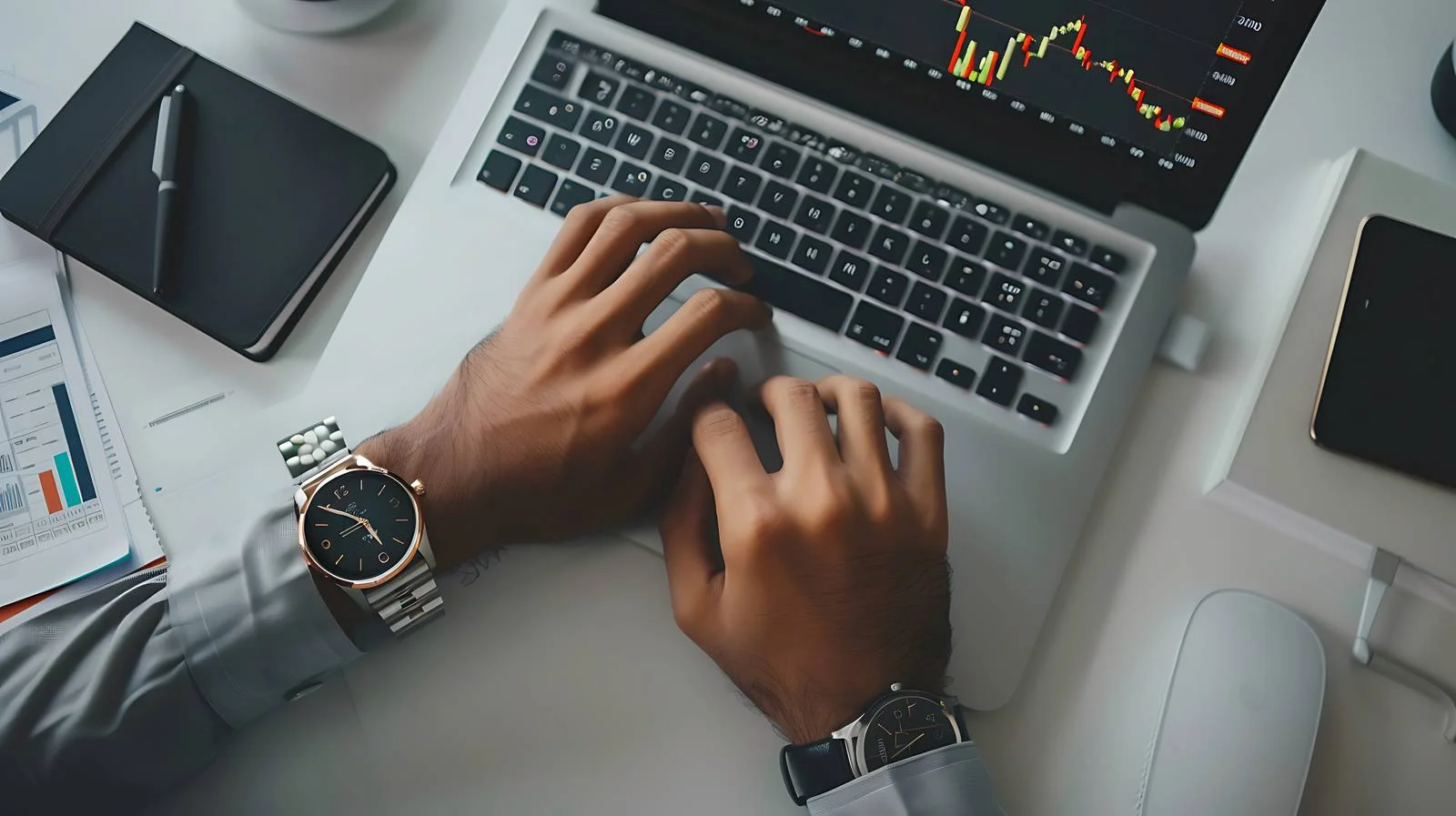 Professional Investors at Office Desk — free download from Dotvec