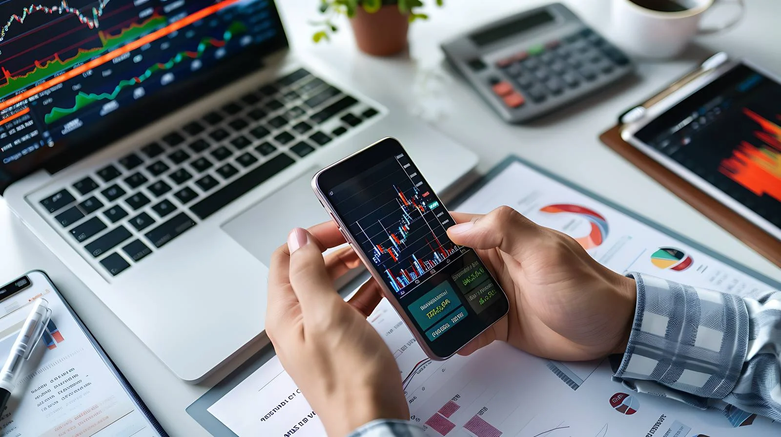 Professional Investment Team Mobile Phone Discussion — free download from Dotvec