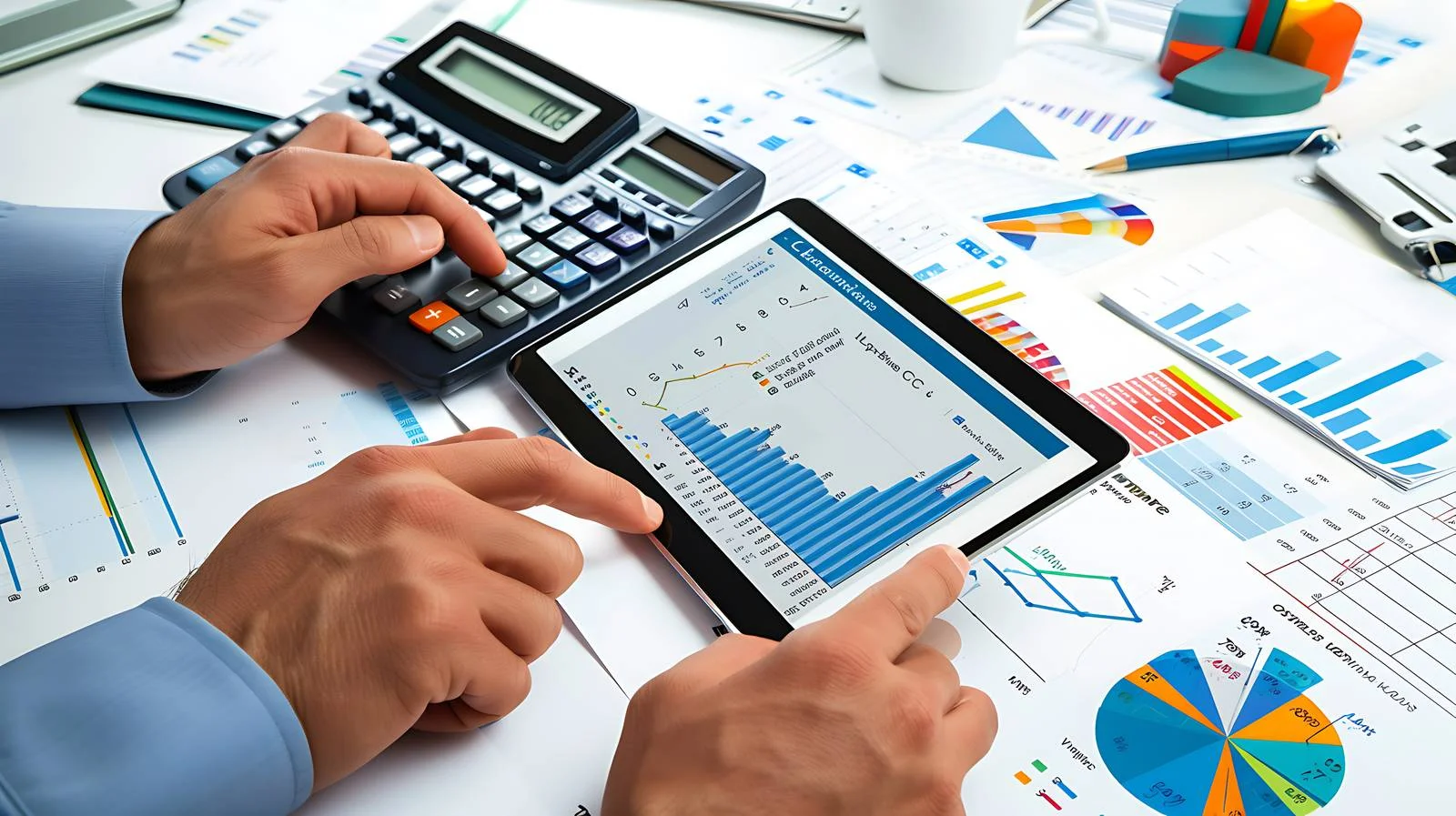 Professional Investment Analysis with Tablet — free download from Dotvec