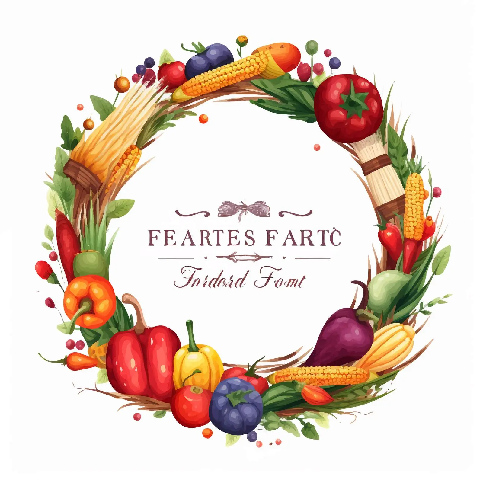 Farmers Market Harvest Festival Invitation Template — free download from Dotvec