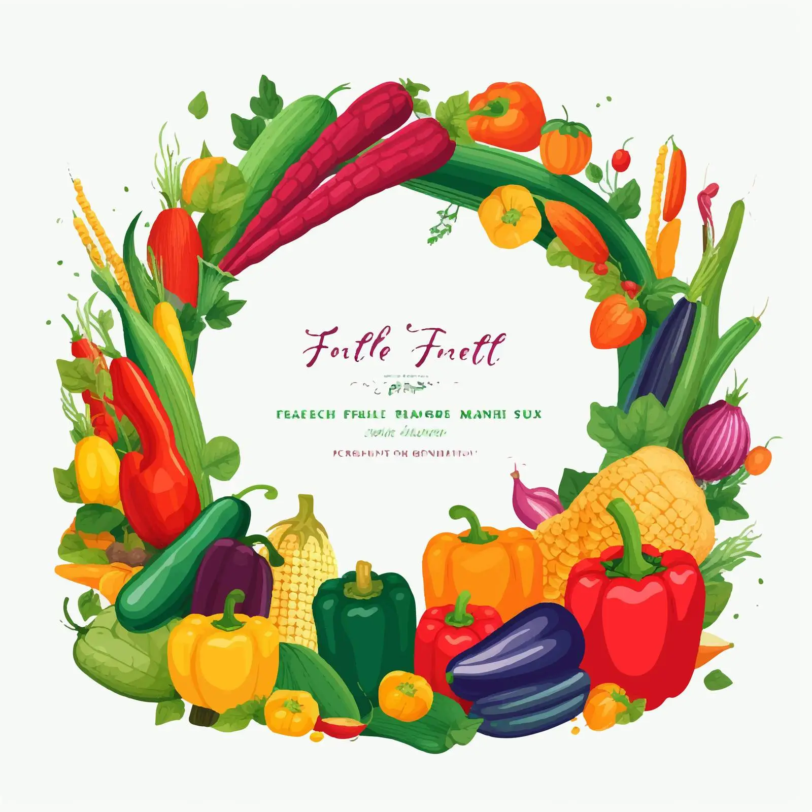 Farmers Market Harvest Festival Invitation Template – free local artisan image from Dotvec