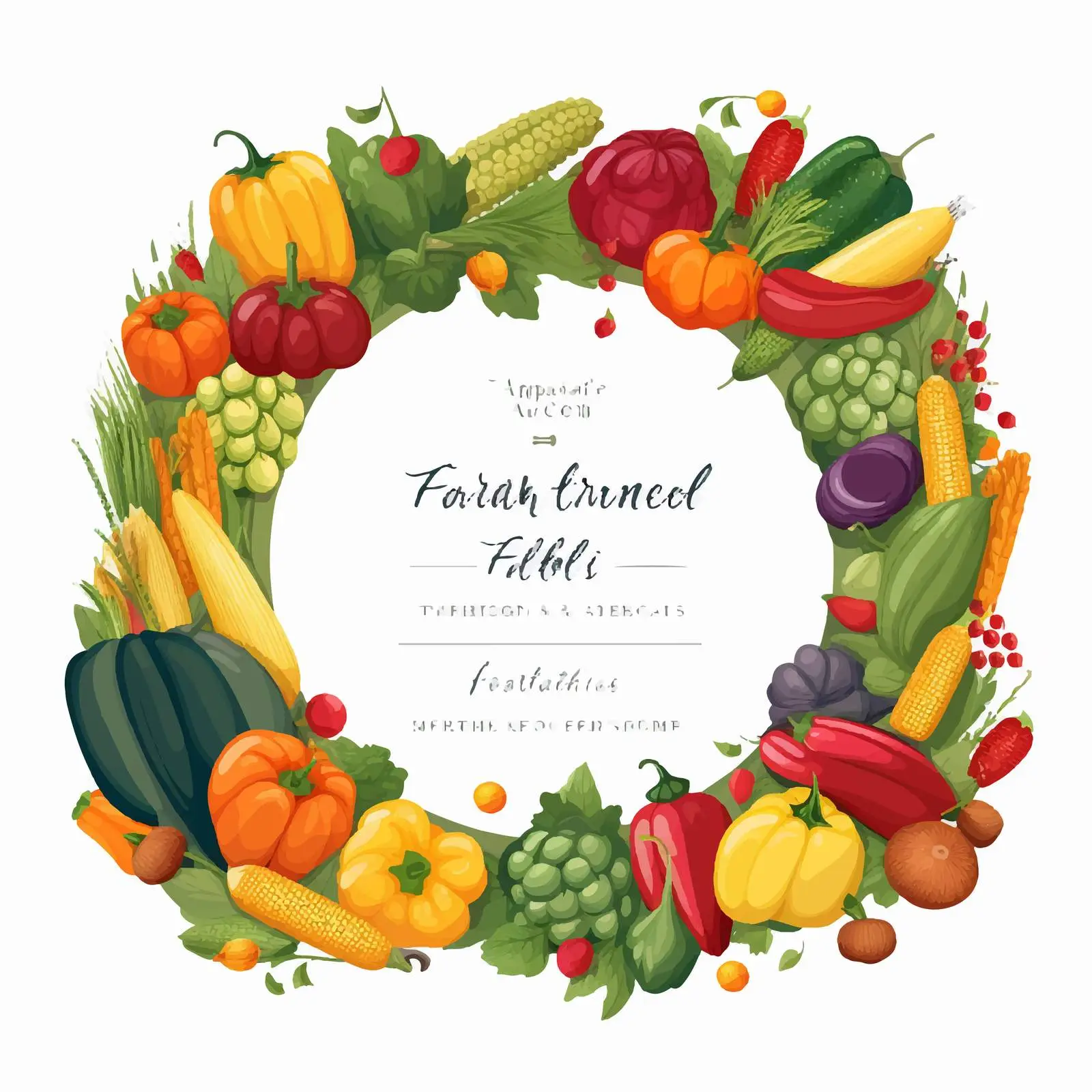 Farmers Market Harvest Festival Invitation Template — free download from Dotvec