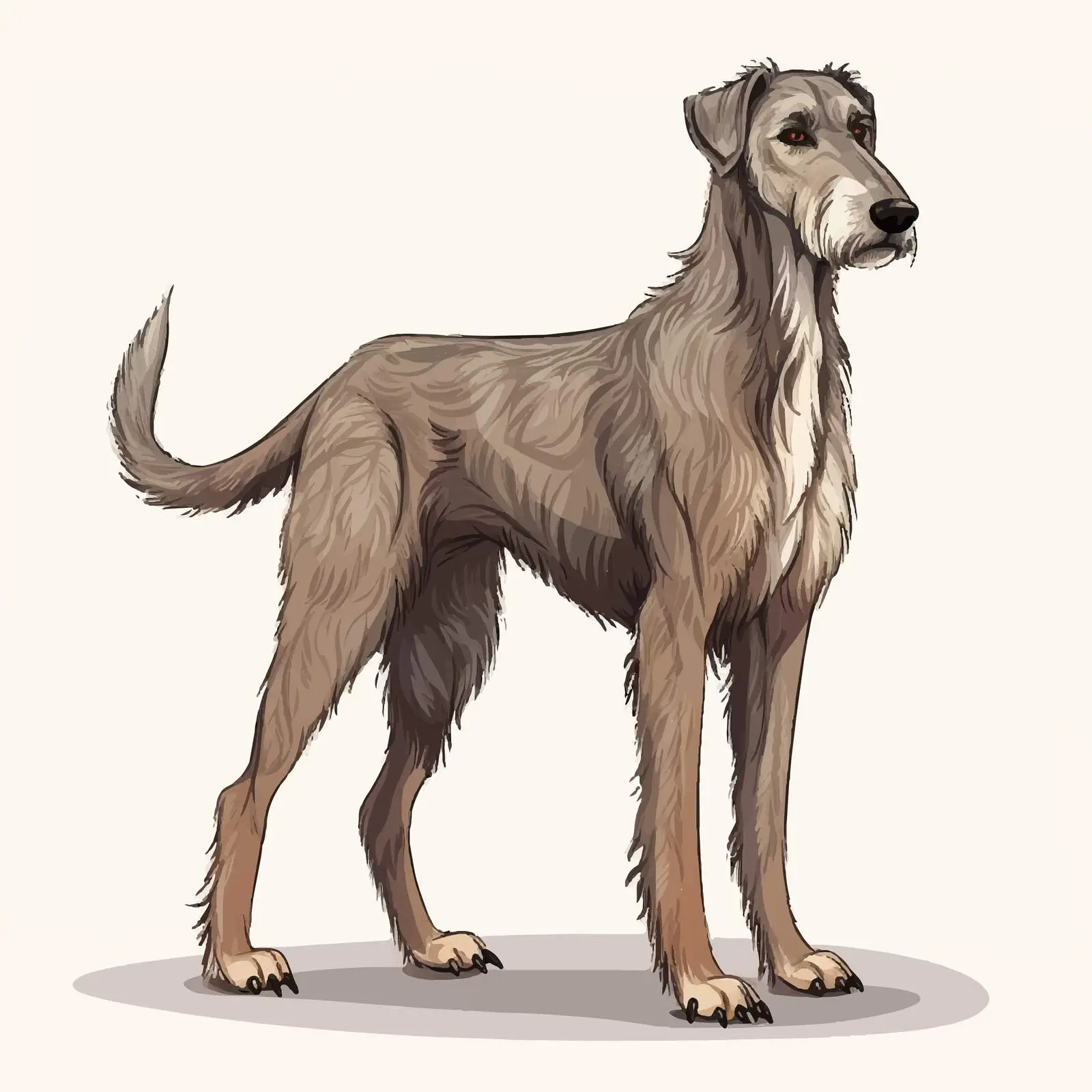 Irish Wolfhound: Majestic Guard and Hunting Dog — free download from Dotvec