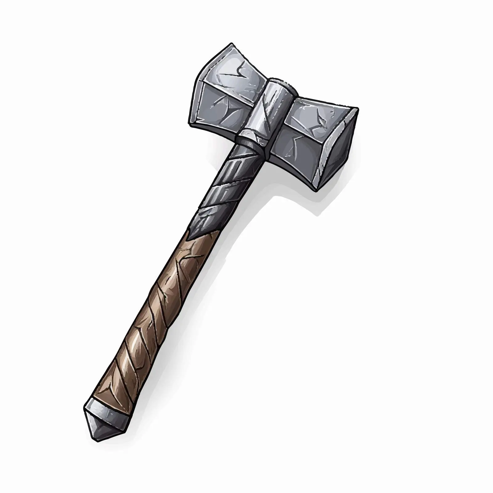 Line Vector Illustration of Iron Hammer — free download from Dotvec