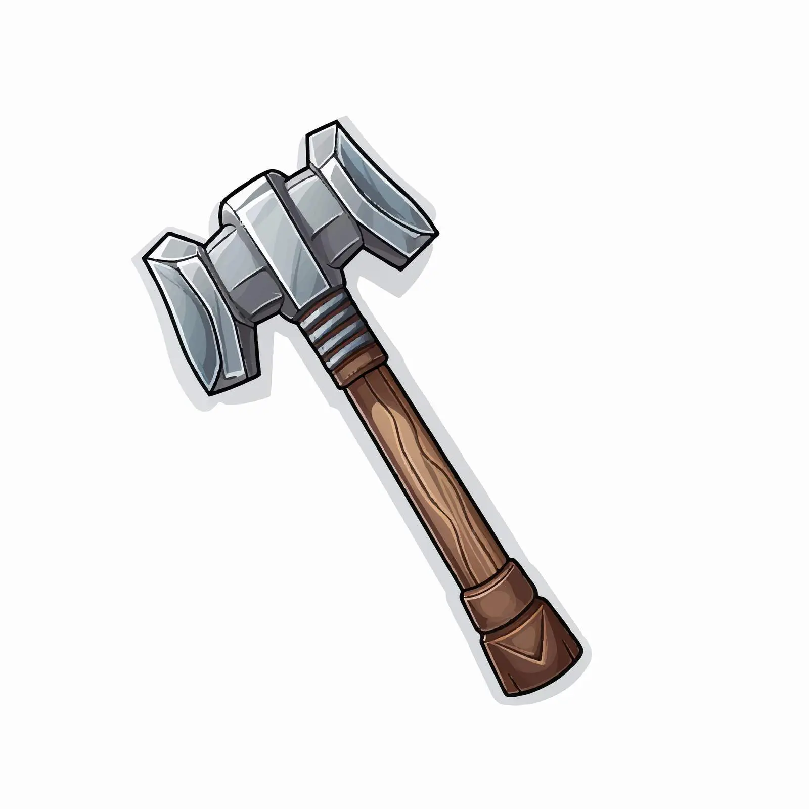 Iron Hammer Line Vector Illustration — free download from Dotvec