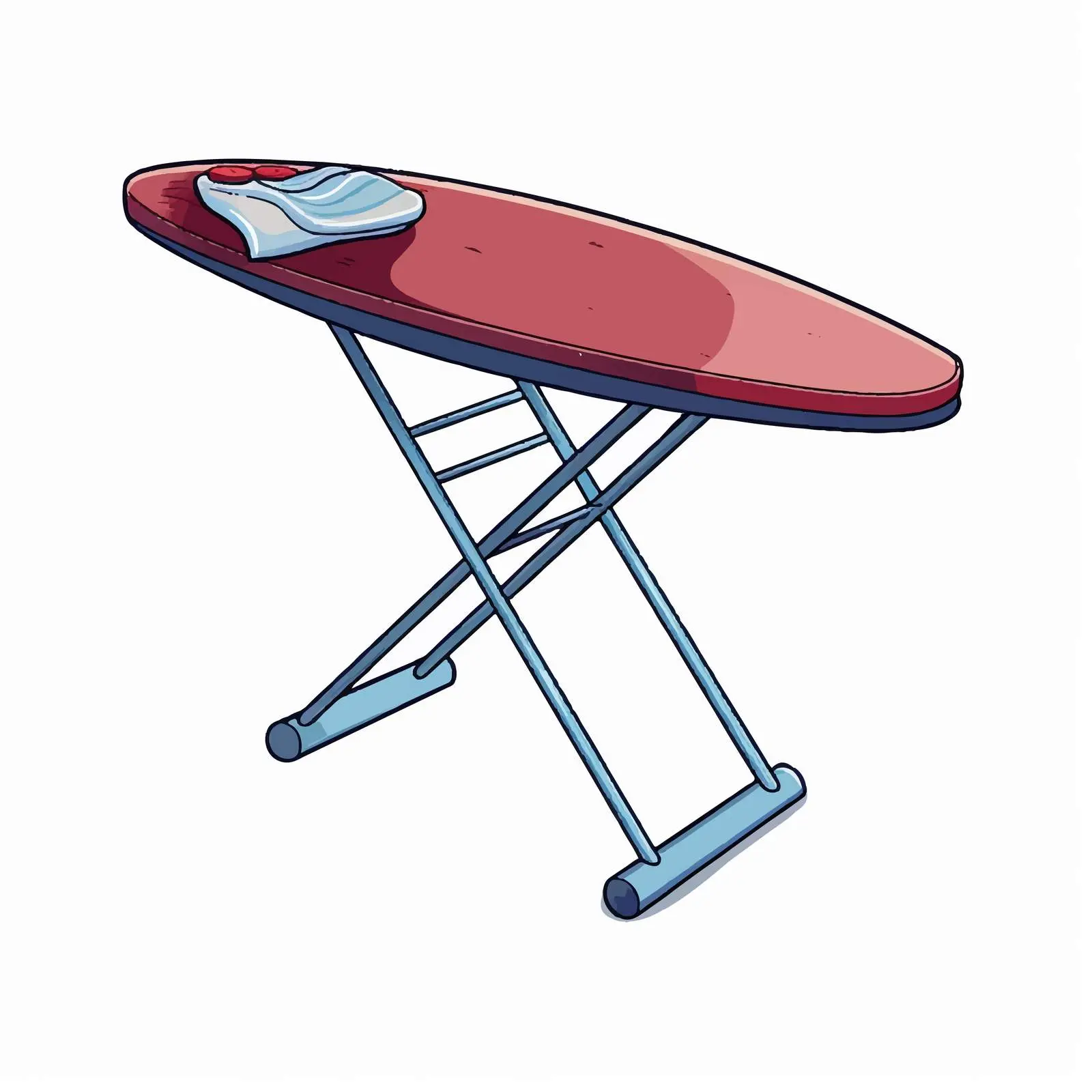 Outline Vector of Ironing Board Illustration — free download from Dotvec