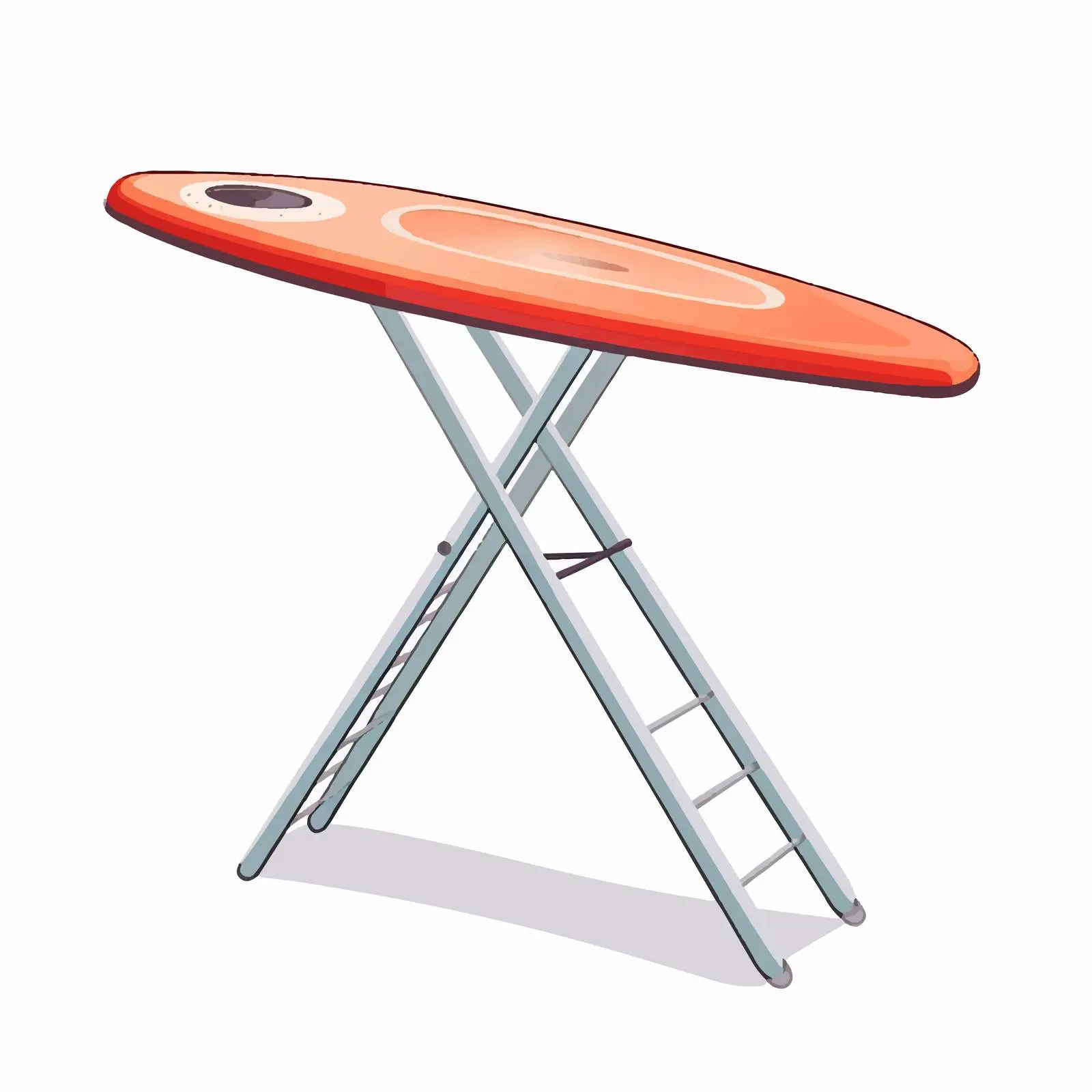 Ironing Board Vector Illustration on White Background — free download from Dotvec