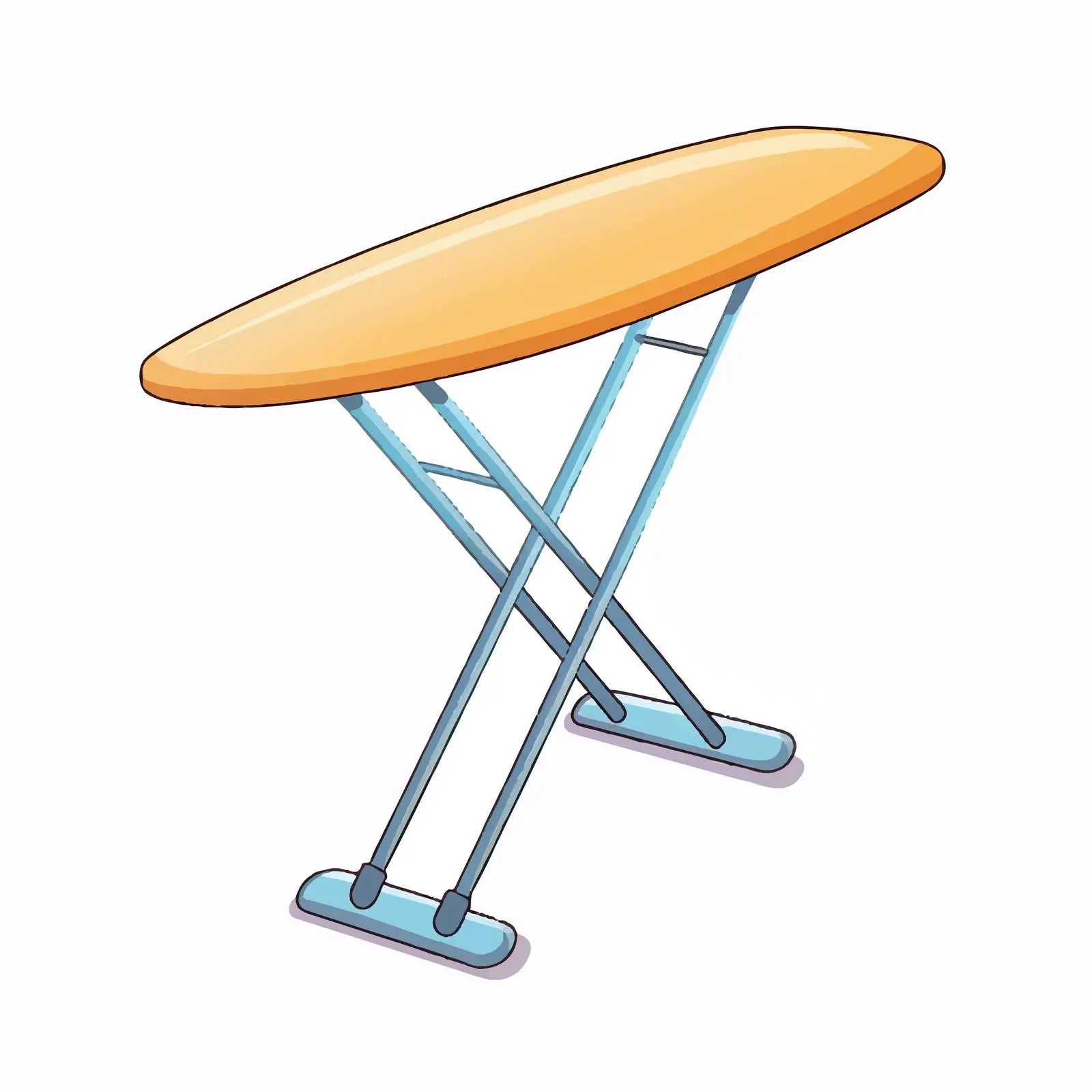 Ironing Board Vector Illustration on White Background — free download from Dotvec