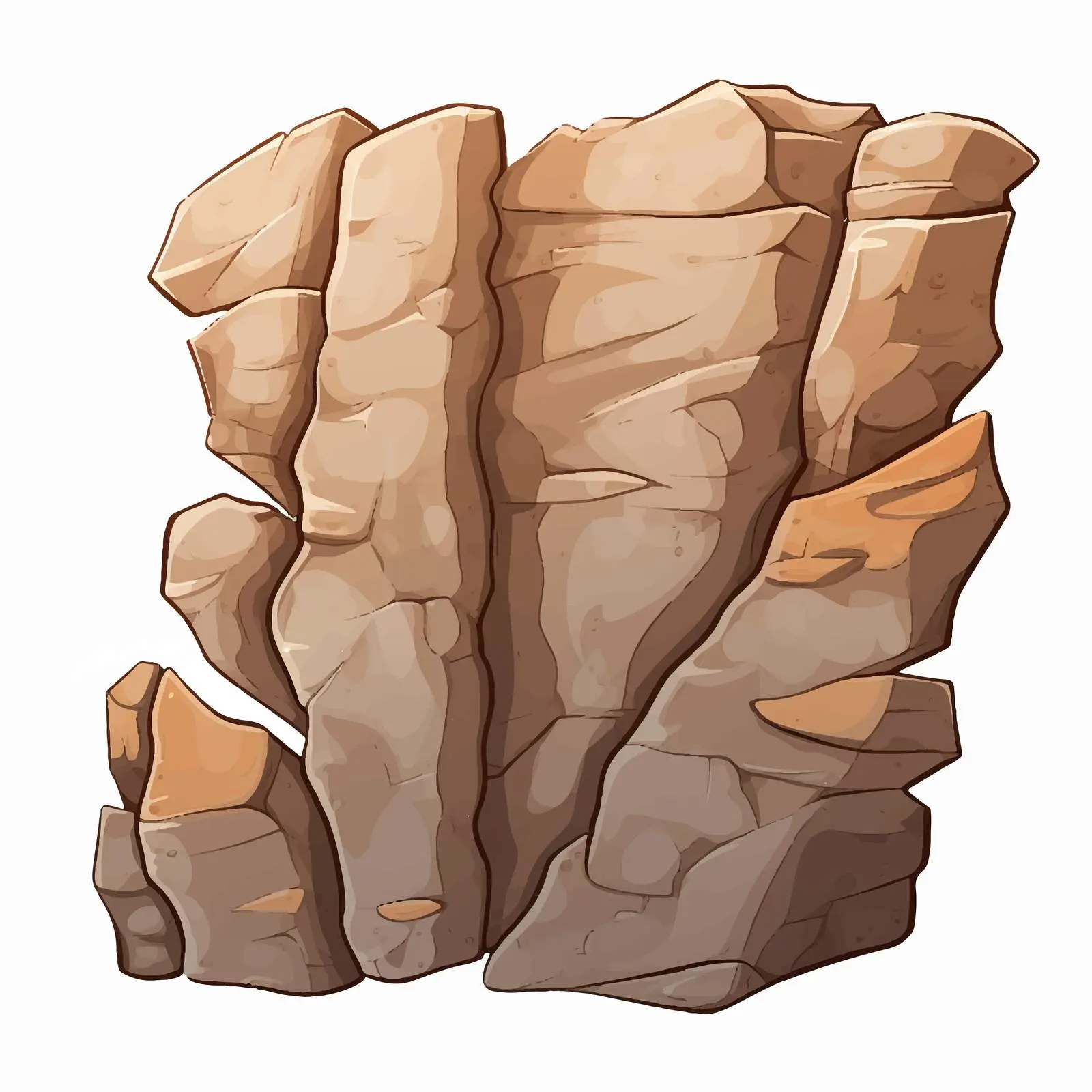 Irregular Rock Stone Texture Vector Illustration — free download from Dotvec